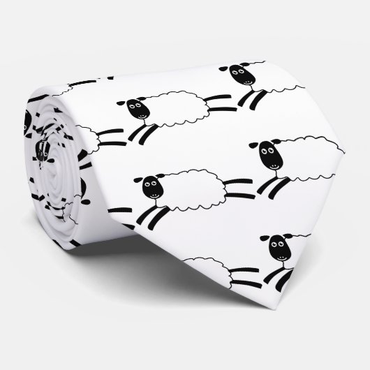 Happy Sheep Stropdas (Opgerold)