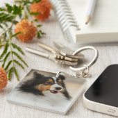 Happy Shelty Voetbal Sleutelhanger (Voorkant Rechts)