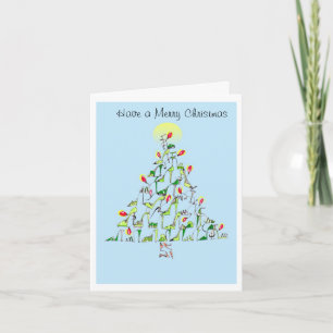 Happy Shoe Year!/Kijk naar binnen! Feestdagen Kaart