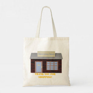 Happy Shopping Bedankt Canvas tas