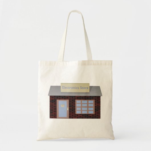 Happy Shopping Tote Bag (Voorkant)