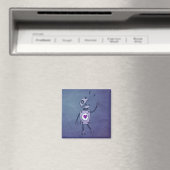 Happy Singing Retro Robot Magneet (Insitu (Vaatwasser))