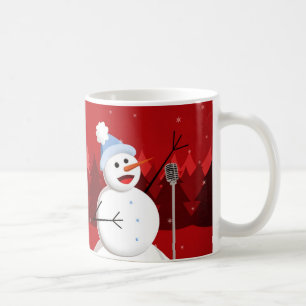 Happy Singing Snowman Kerstmis Koffiemok