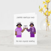 Happy Sisters' Day 4 augustus Kaart (Gele Bloem)