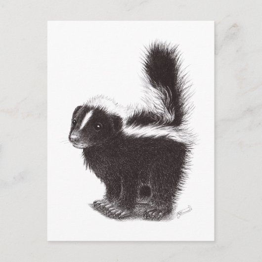 Happy Skunk Briefkaart (Voorkant)