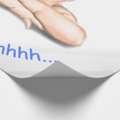 Happy Sleeping Baby Wrapping Papier Jouw tekst Naa (Hoek)