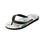 Happy Sloth Pattern Kinder Teenslippers (Schuin)