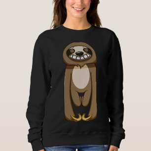Happy Sloth Schattigee luiaard gemonteerd Trui