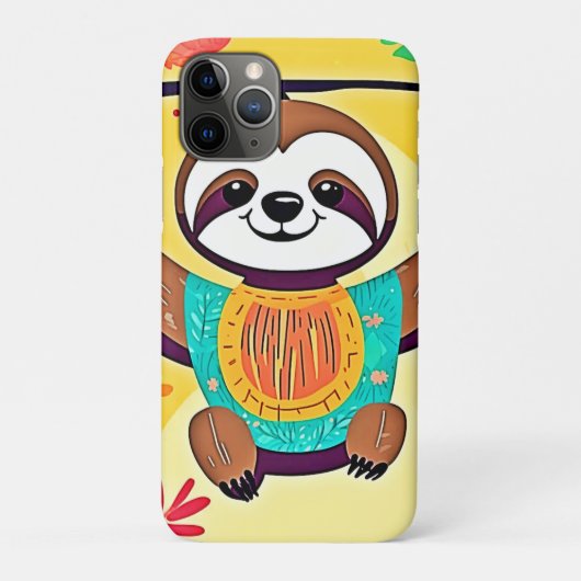 Happy Sloth Swing Design Case-Mate iPhone Case (Achterkant)