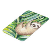 Happy Sloth Tropical Magneet (Linkerzijde)