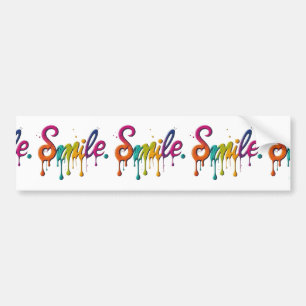 Happy Smile Bumpersticker
