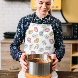 Happy Smile Lips Schort