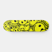 Happy Smile Trippy Skateboard Deck (Horizontaal)