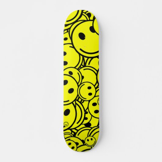 Happy Smile Trippy Skateboard Deck (Voorkant)