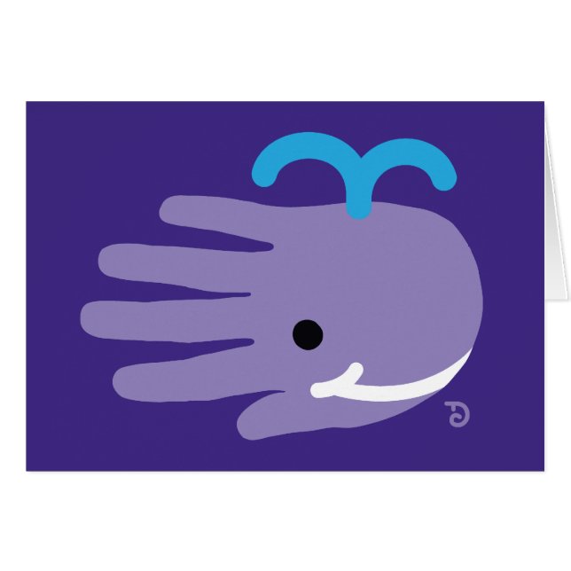 Happy Smile Whale (Voorkant Horizontaal)