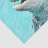 Happy Smiling Dolphin Tissuepapier (Detail)