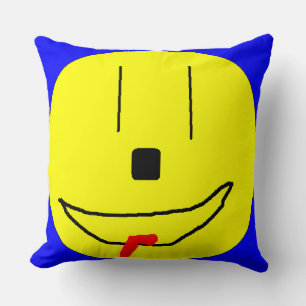 Happy Smiling Face Emoji, Kinder kunst, Pillow Kussen