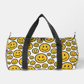 Happy Smiling Face Patterned Duffel Bag Plunjezak (Achterkant)