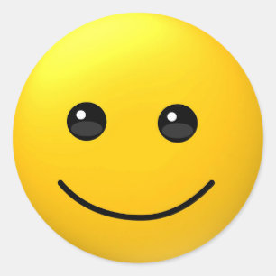 Happy Smiling grappige emoji face sticker