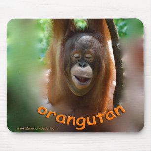 Happy Smiling Orangutan Muismat