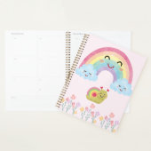 Happy Smiling Rainbow with Cute Snail & Fluffy Planner (Display)