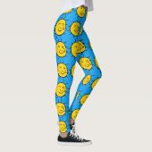 Happy Smiling Sun Face Pattern Leggings (Rechts)