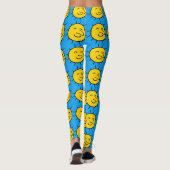 Happy Smiling Sun Face Pattern Leggings (Achterkant)