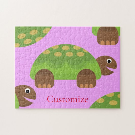 Happy Smiling Turtle Thunder_Cove Legpuzzel (Horizontaal)