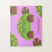 Happy Smiling Turtle Thunder_Cove Legpuzzel (Verticaal)