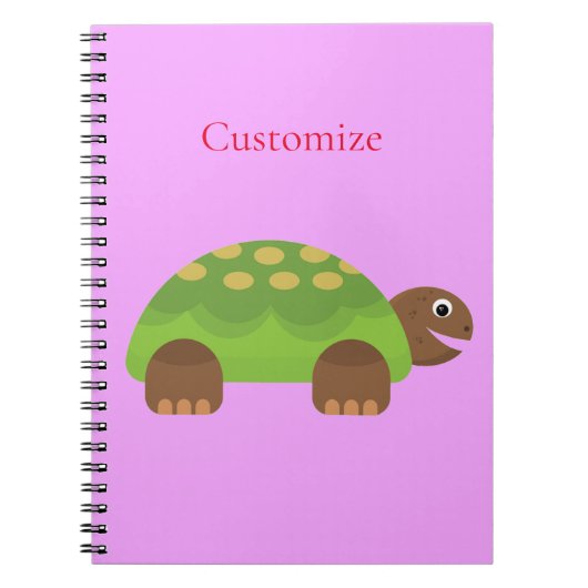 Happy Smiling Turtle Thunder_Cove Notitieboek (Voorkant)