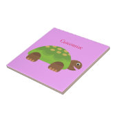 Happy Smiling Turtle Thunder_Cove Tegeltje (Zijkant)