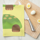 Happy Smiling Turtle Thunder_Cove Theedoek (Quarter Fold)