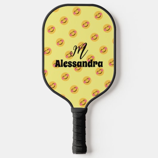 Happy Smilling face Pickleball Paddle (Voorkant)