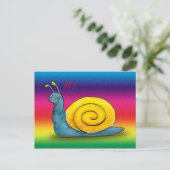 Happy snail - modèle de carte postale (Debout devant)