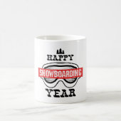 Happy Snowboarding Year Koffiemok (Center)