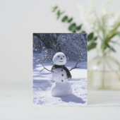 HAPPY SNOWMAN 3 BRIEFKAART (Staand voorkant)