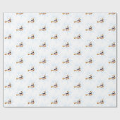 Happy Snowman Cadeaupapier (Vlak)