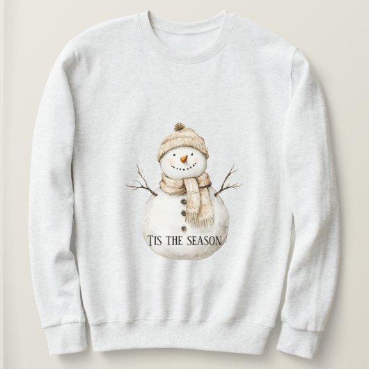 Happy Snowman Christmas Trui (Design voorkant)