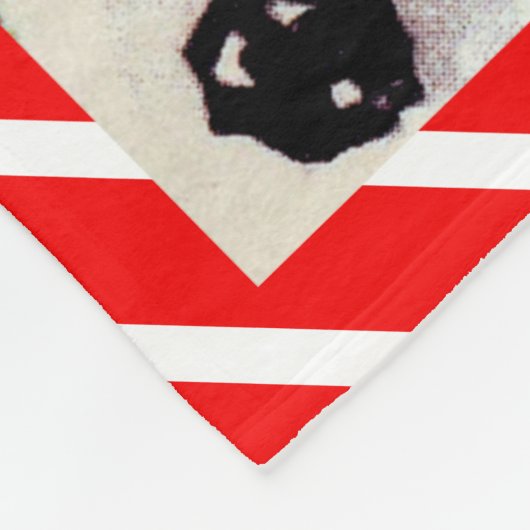 Happy Snowman  Fleece Deken (Hoek)