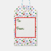 Happy Snowman Gift Label Cadeaulabel (Achterkant)