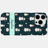 Happy Snowman Holiday iPhone / coque ipad (Verso (horizontal))