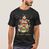 Happy Snowman Kerstmis accepteren Advocate Supp aa T-shirt (Voorkant)