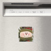 Happy Snowman Magneet (Insitu (Vaatwasser))