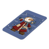 Happy Snowman Magneet (Linkerzijde)