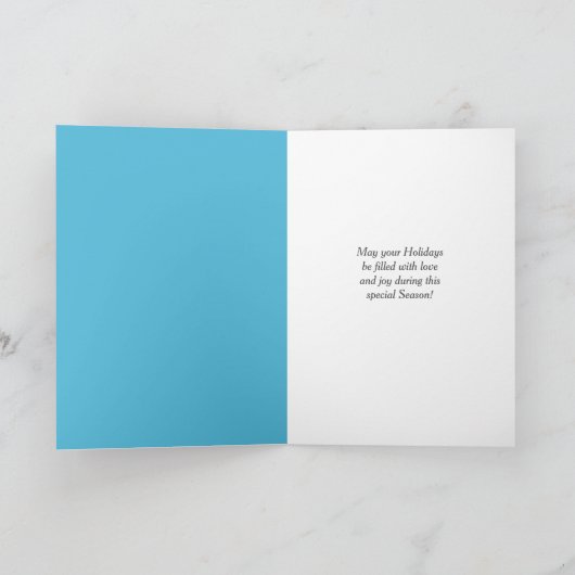 Happy Snowman Retro-kerstkaart Feestdagen Kaart (Binnen)