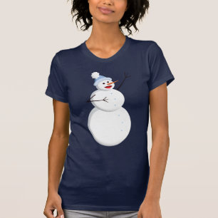 Happy Snowman zingen T-shirt