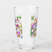 Happy Snowmans kerstglas Glas (Links)