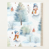 Happy Snowmen Pattern Planner (Achterkant)