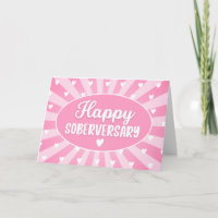 Happy Soberversary, Pink Hear Sobriety Jubileum