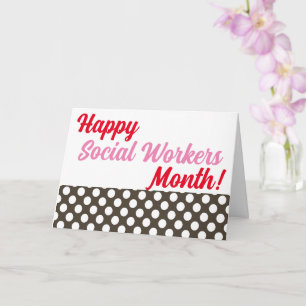 Happy Social Workers Maand Kaart
